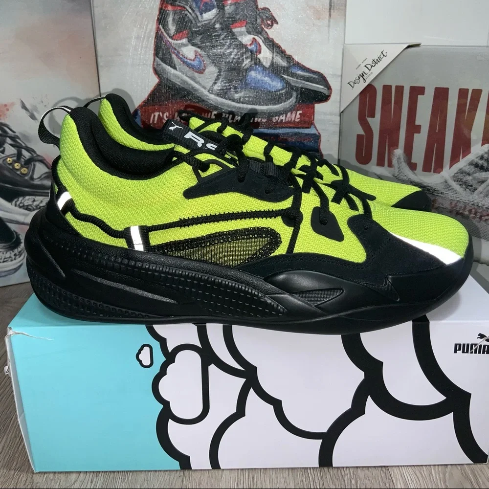 Puma RS-Dreamer J Cole Lime Green Basketball Shoes Size 8.5